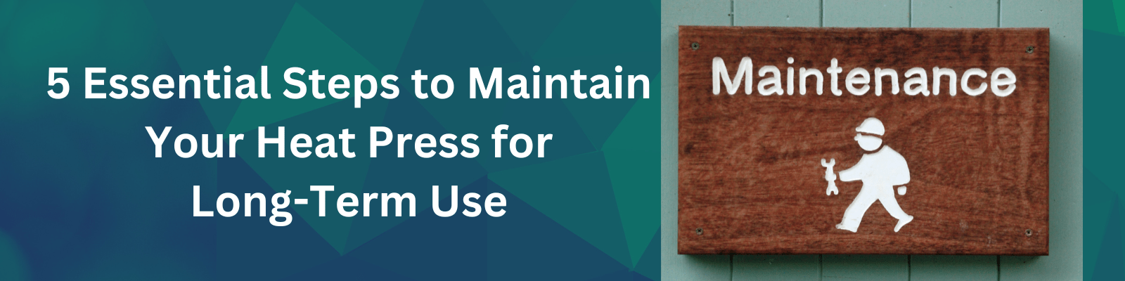 5 Essential Steps to Maintain Your Heat Press for Long-Term Use - We Print U Press DTF Transfers