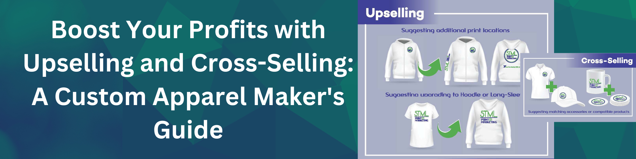 Boost Your Profits with Upselling and Cross-Selling: A Custom Apparel Maker's Guide