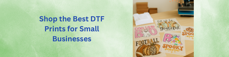 Alt="DTF transfer with orange pumpkin and the phrase Spooky Season, ideal for fall and Halloween shirts."