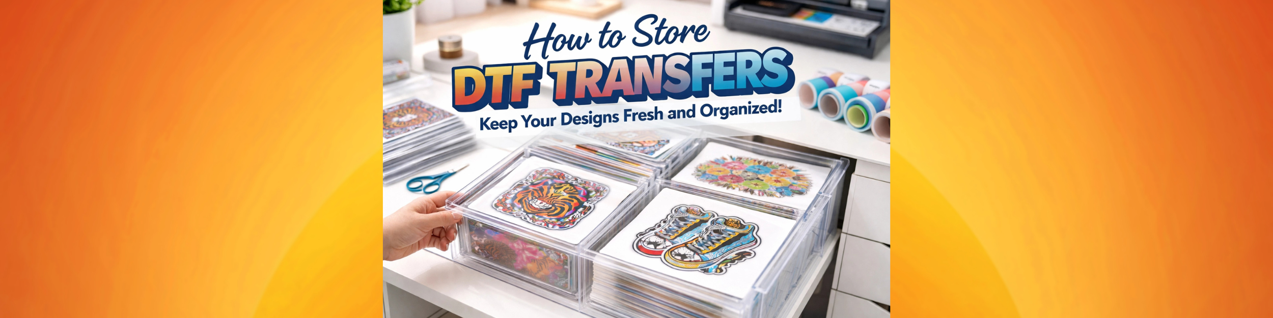 Shop Transfer How to Store DTF Transfers: Keep Your Designs Fresh and Organized!