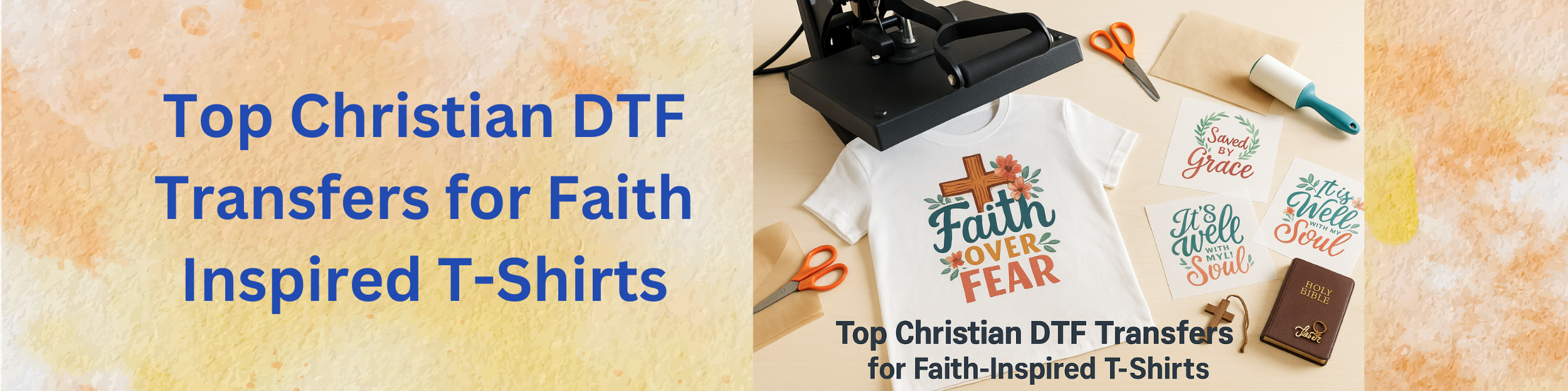Top Christian DTF Transfers for Faith Inspired T-Shirts