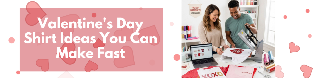 Valentines Day Shirt Ideas You Can Make Fast (No Minimums!)