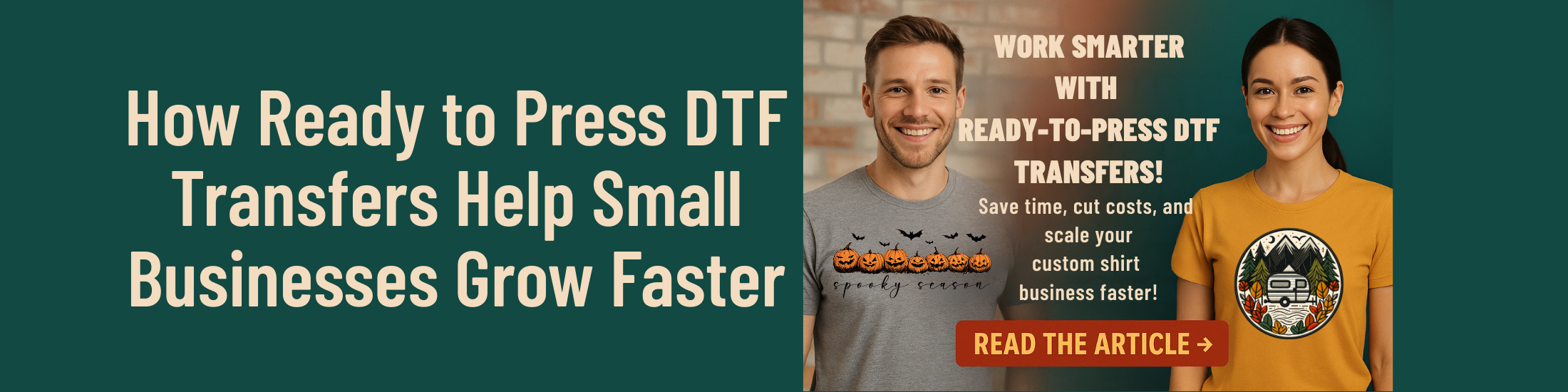 How Ready to Press DTF Transfers Help Small Businesses Grow Faster