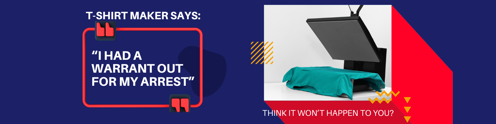 Copyright & Trademark Images - Think it Can't Happen to You? - We Print U Press DTF Transfers