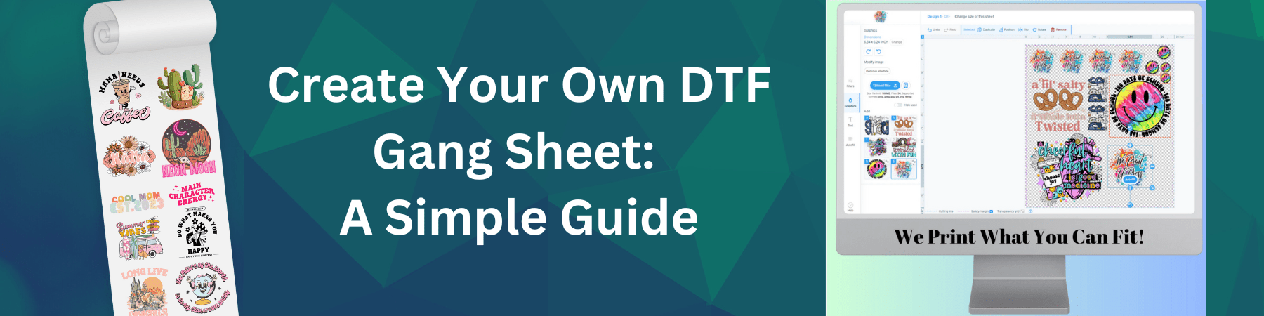 Create Your Own DTF Gang Sheet: A Simple Guide - We Print U Press DTF Transfers