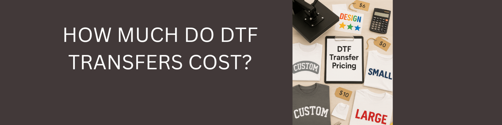 DTF Transfer Pricing - We Print U Press DTF Transfers