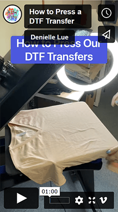 How do I Apply DTF transfer? - We Print U Press DTF Transfers