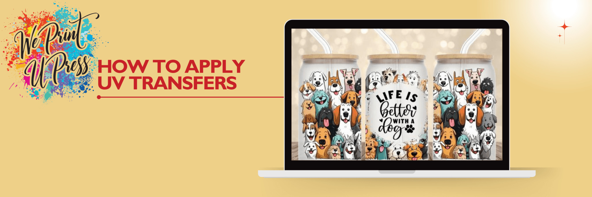 How to Apply UV Transfers - We Print U Press DTF Transfers