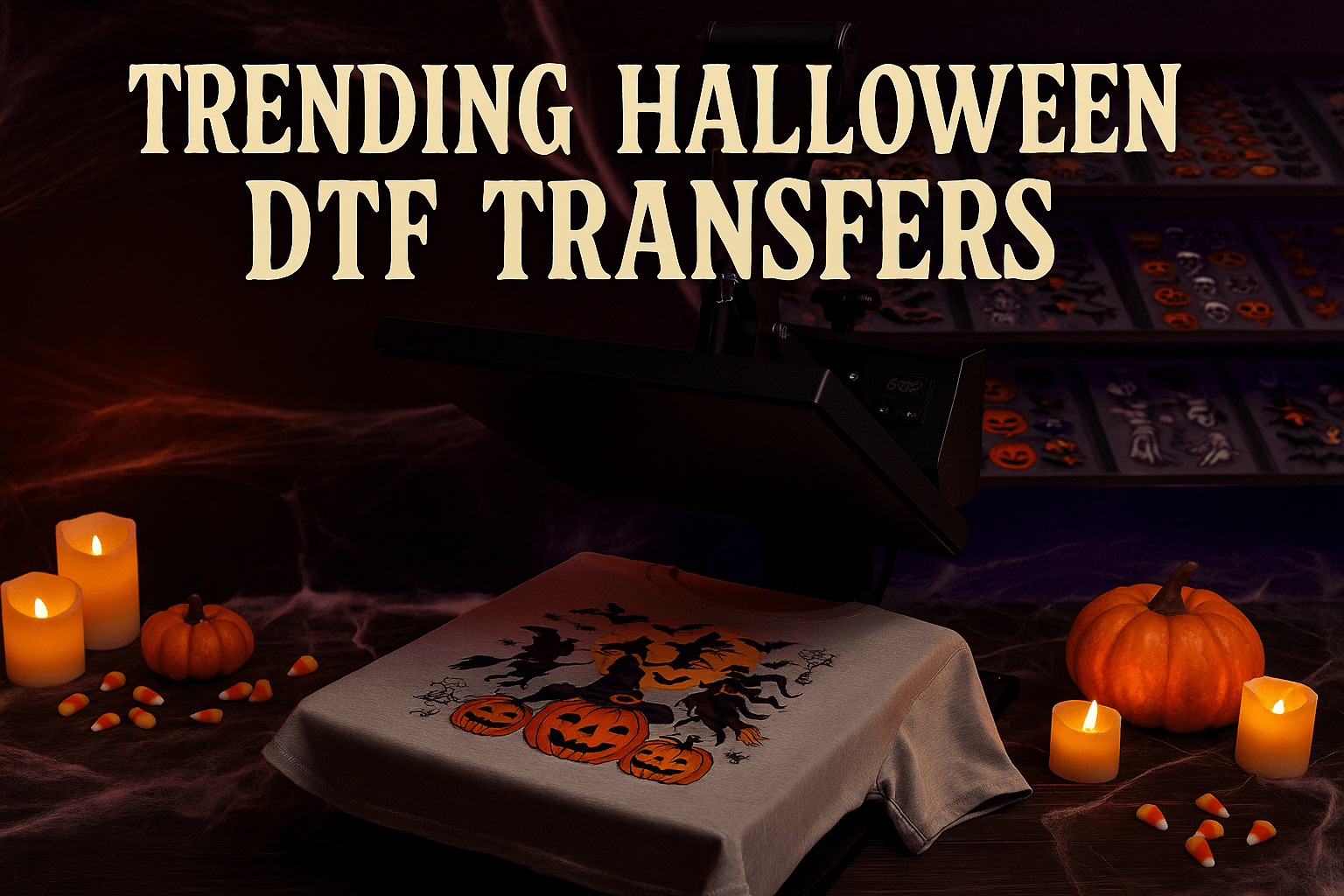 Trending Halloween DTF Transfers to Elevate Your Spooky Season - We Print U Press DTF Transfers