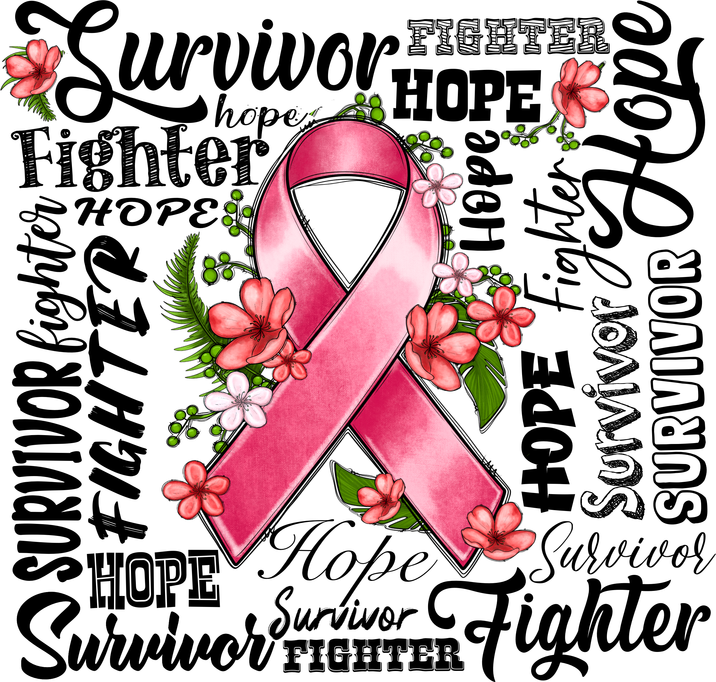 Breast Cancer Awareness DTF Transfers new