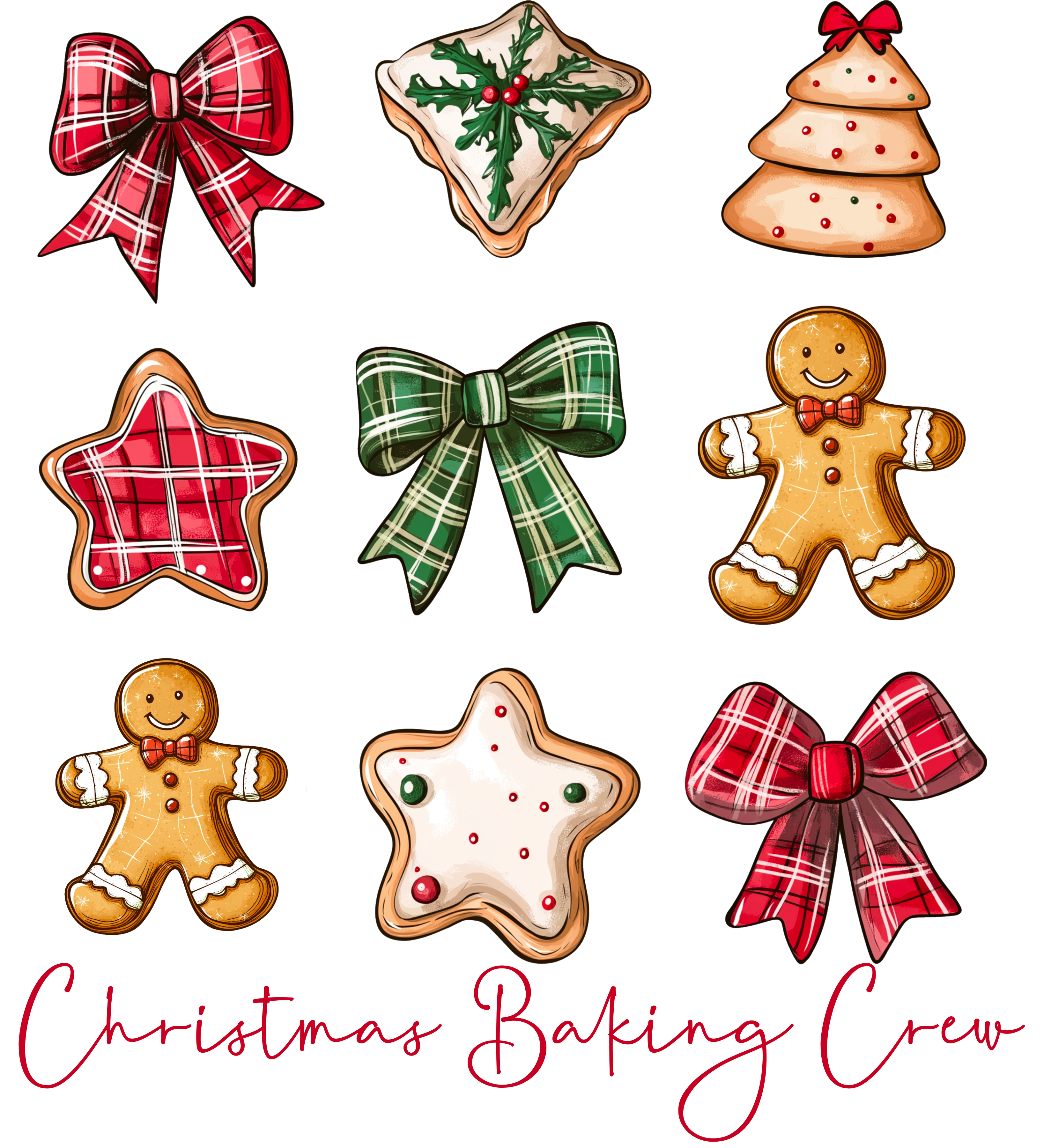 Christmas DTF Transfer Prints | Ready-to-Press Holiday Designs new