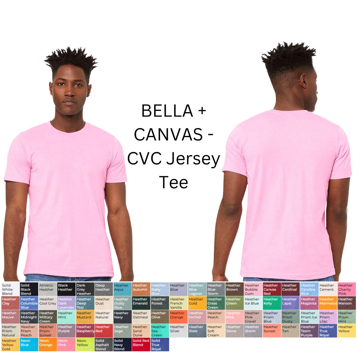 BELLA + CANVAS - Unisex CVC Jersey Tee