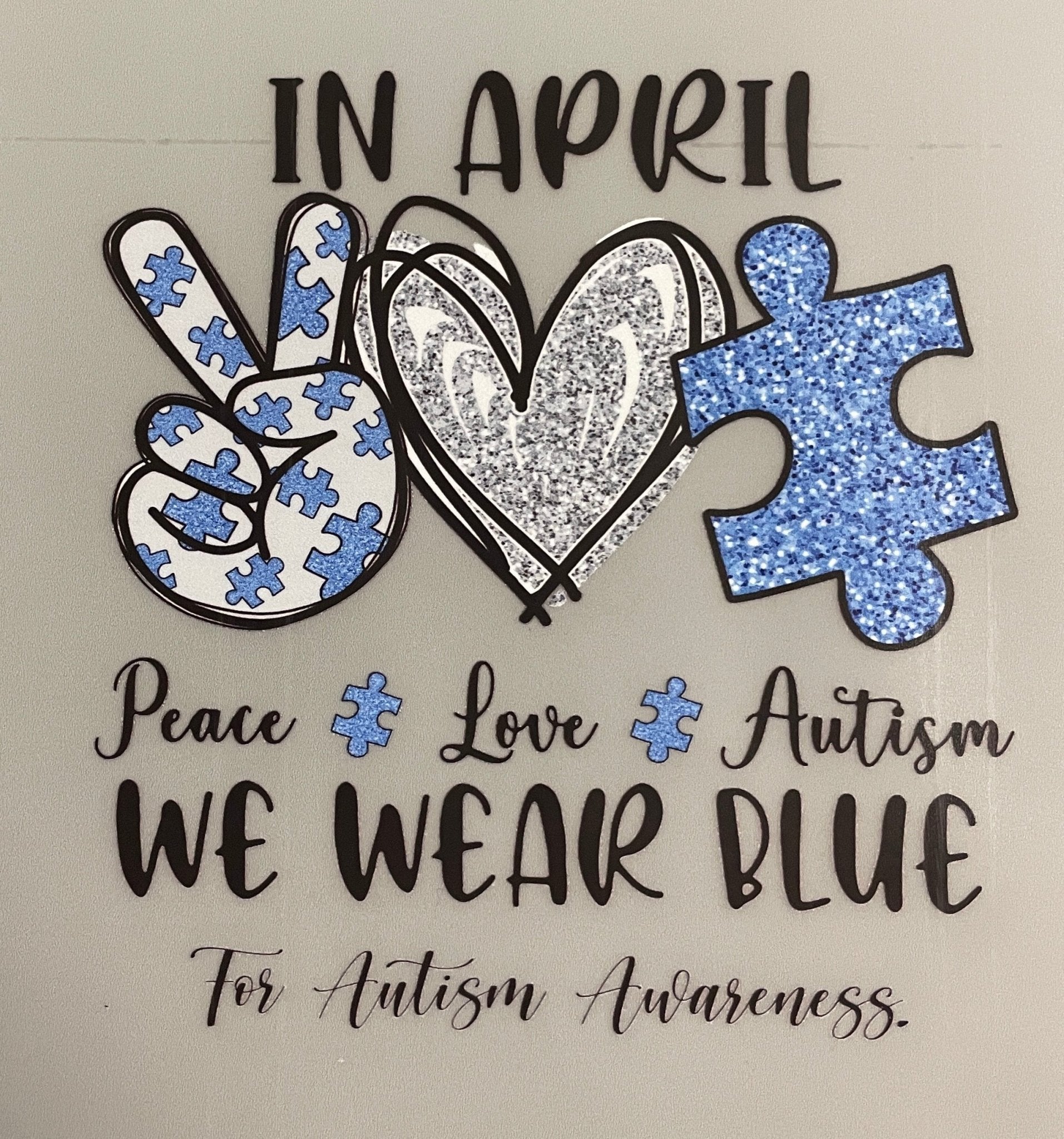 Autism Awareness DTF Transfer Prints - We Print U Press DTF Transfers