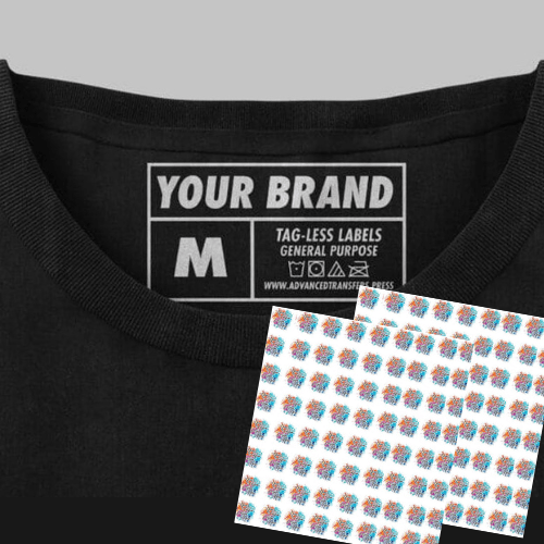Custom DTF Transfer Shirt Tag - We Print U Press DTF Transfers