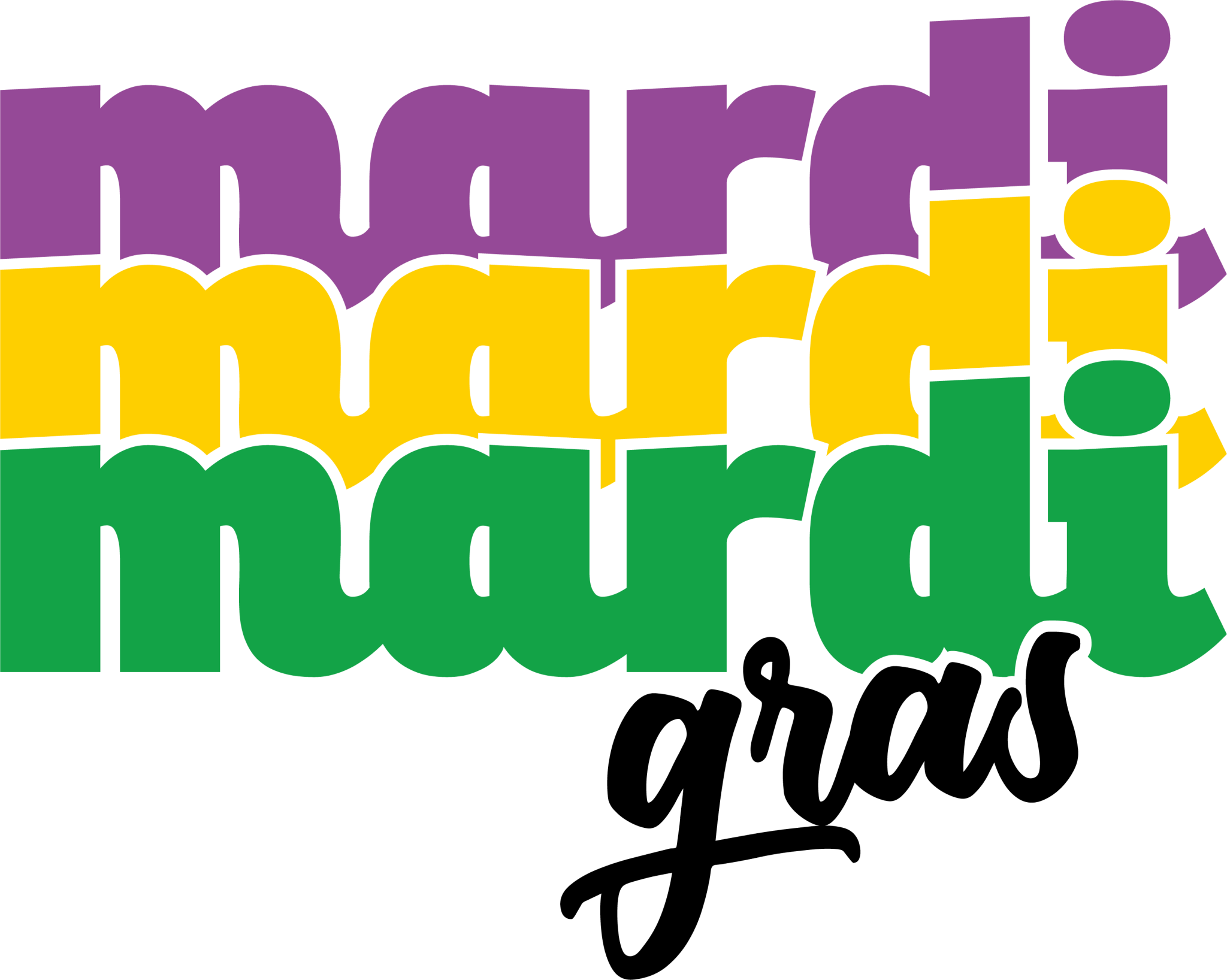 Mardi Gras DTF Transfer Prints - We Print U Press DTF Transfers