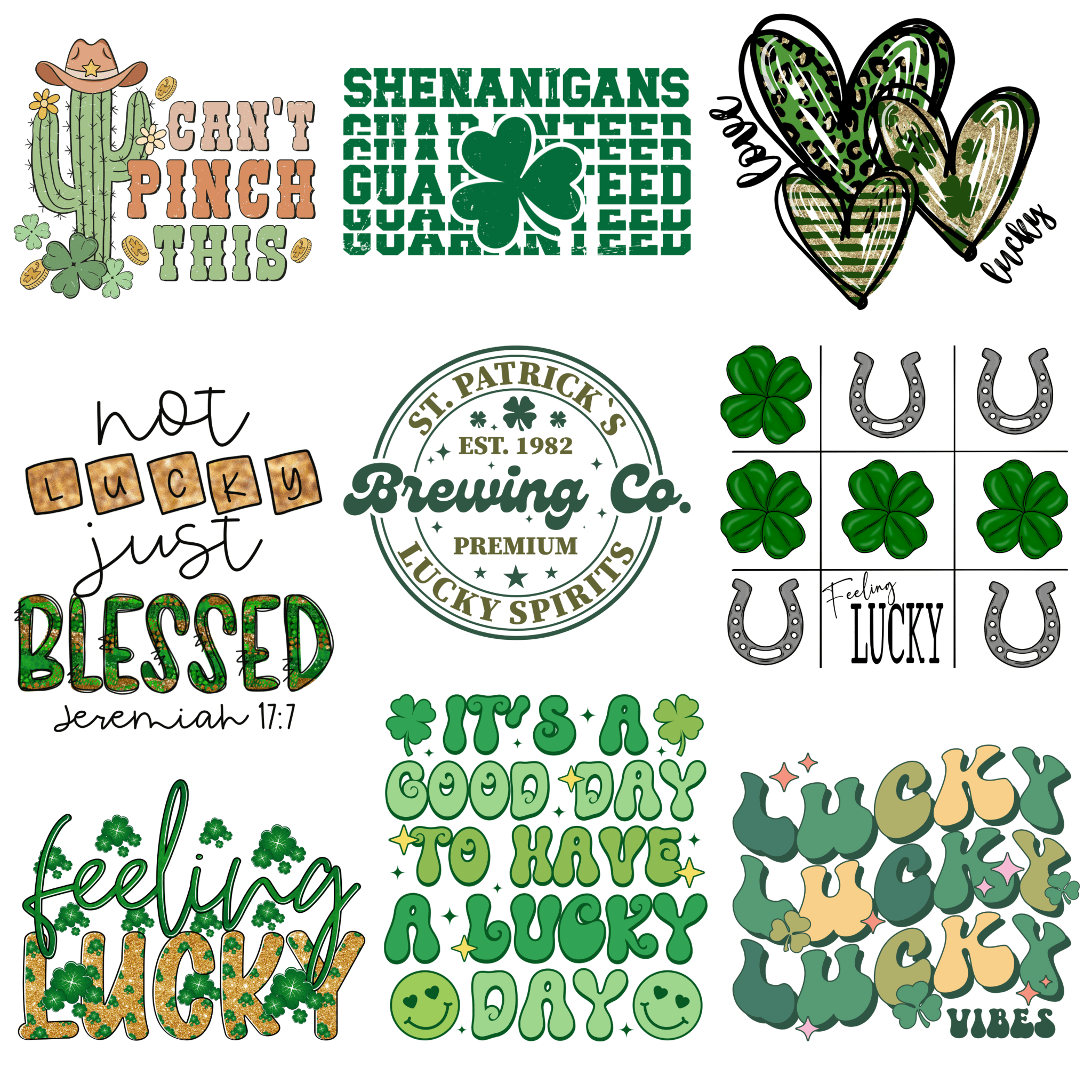 Pre Made UV Transfer Mini Bundle - We Print U Press DTF Transfers