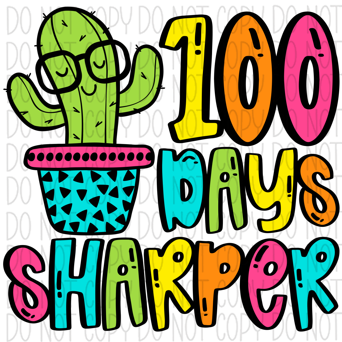 100 Days Sharper Cactus Bright Dtf Transfer Rtp Transfers