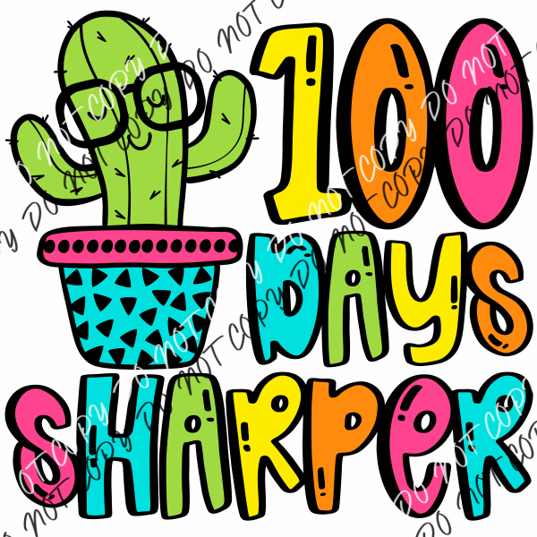 100 Days Sharper Cactus Bright Dtf Transfer Rtp Transfers