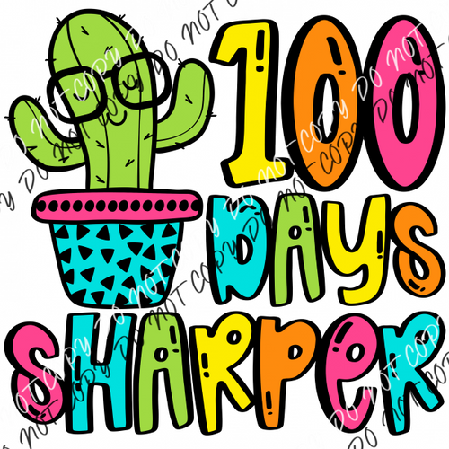 100 Days Sharper Cactus Bright Dtf Transfer Rtp Transfers