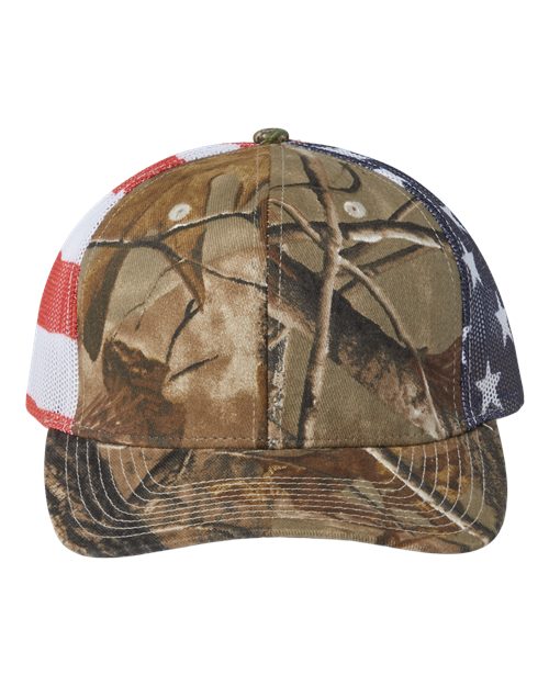 Printed Mesh Trucker Cap - S700M