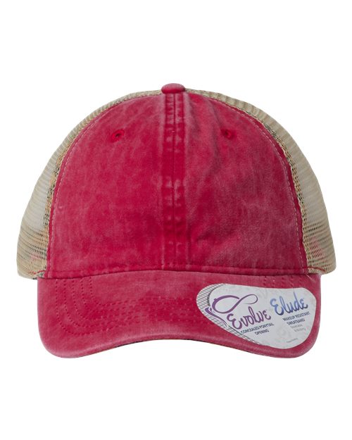 Women's Washed Mesh-Back Cap