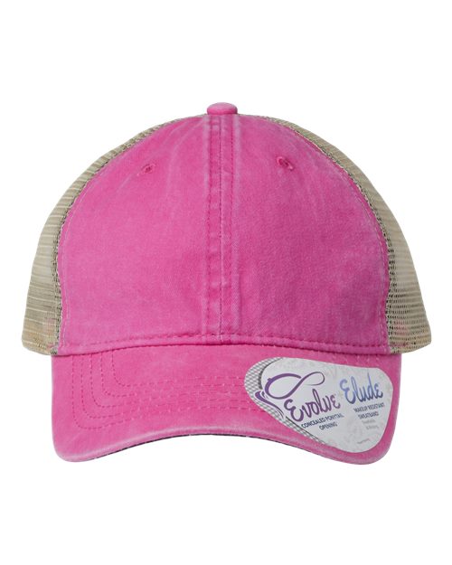 Women's Washed Mesh-Back Cap