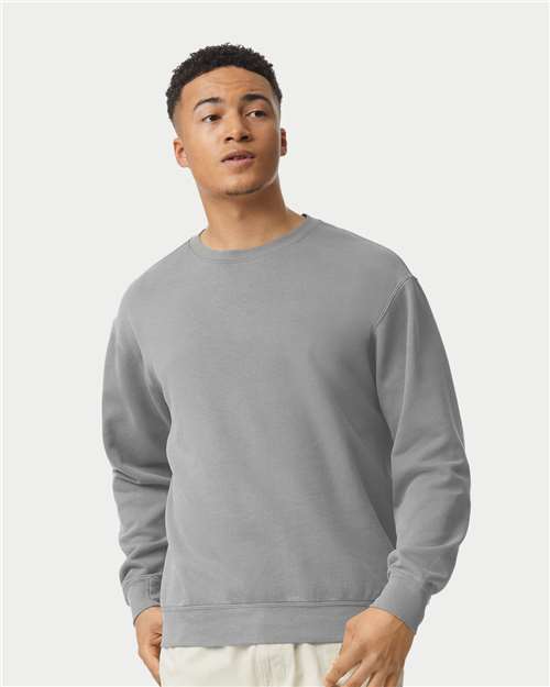 Unisex Garment-Dyed Lightweight Crewneck Sweatshirt - 1466C