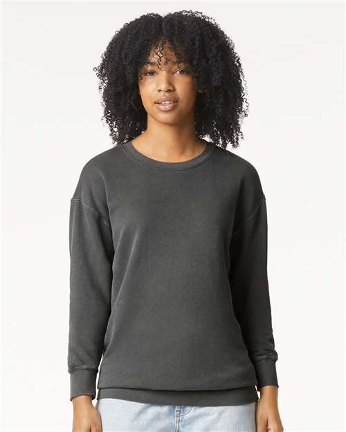 Unisex Garment-Dyed Lightweight Crewneck Sweatshirt - 1466C