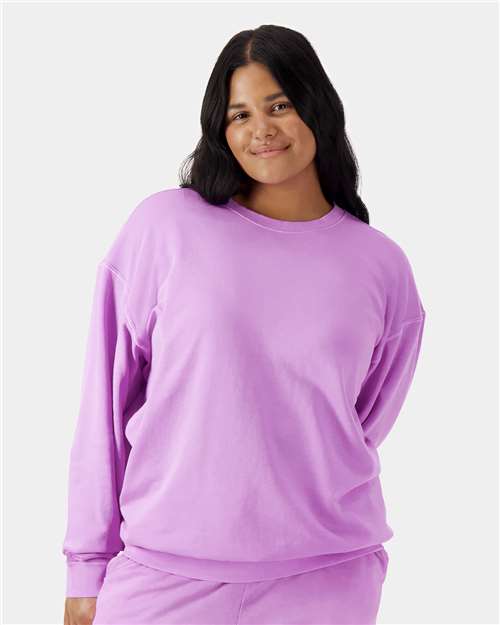 Unisex Garment-Dyed Lightweight Crewneck Sweatshirt - 1466C