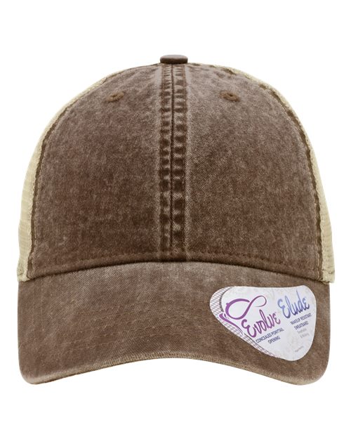 Women's Washed Mesh-Back Cap