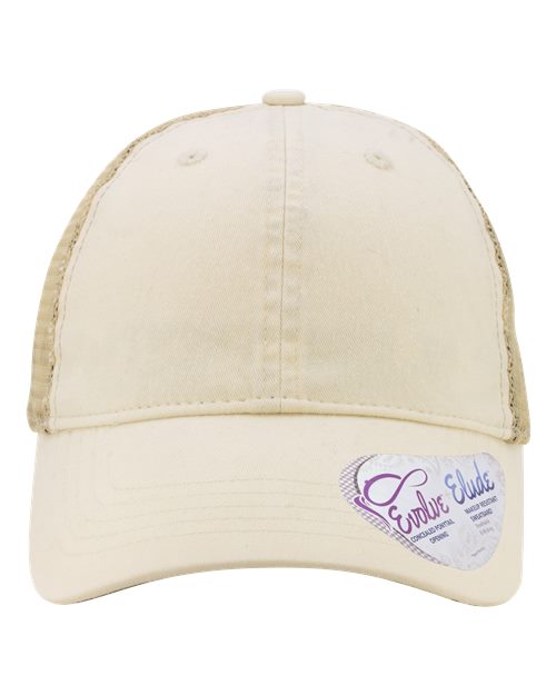 Women's Washed Mesh-Back Cap - TESS