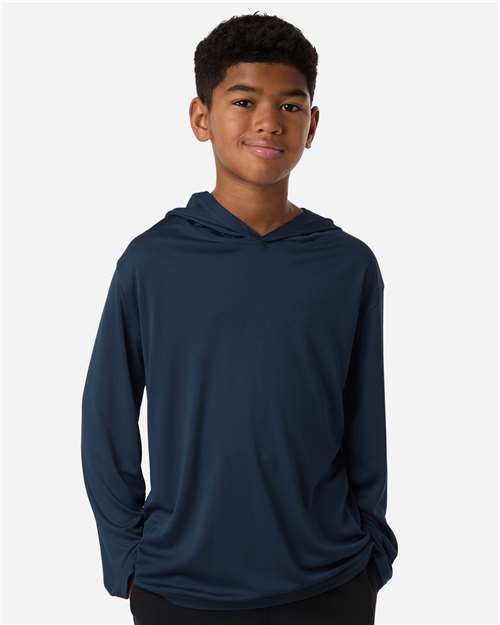 Youth Pro-Lock Performance Hooded Long Sleeve T-Shirt - 48510Y