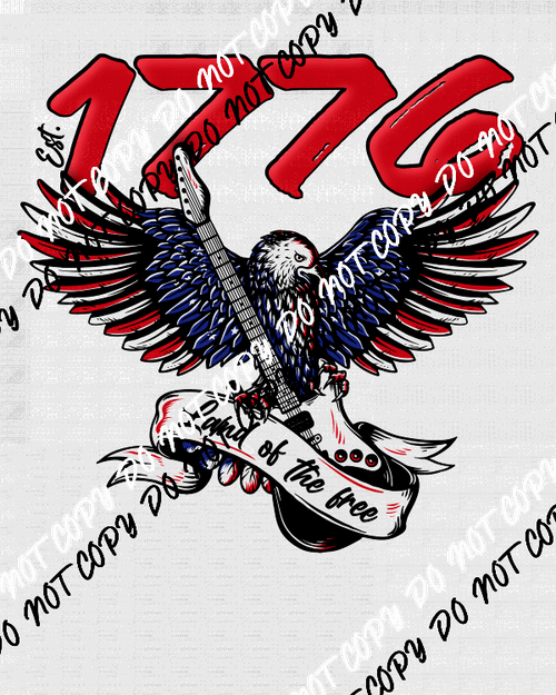 1776 Patriotic DTF Transfer - We Print U Press DTF Transfers