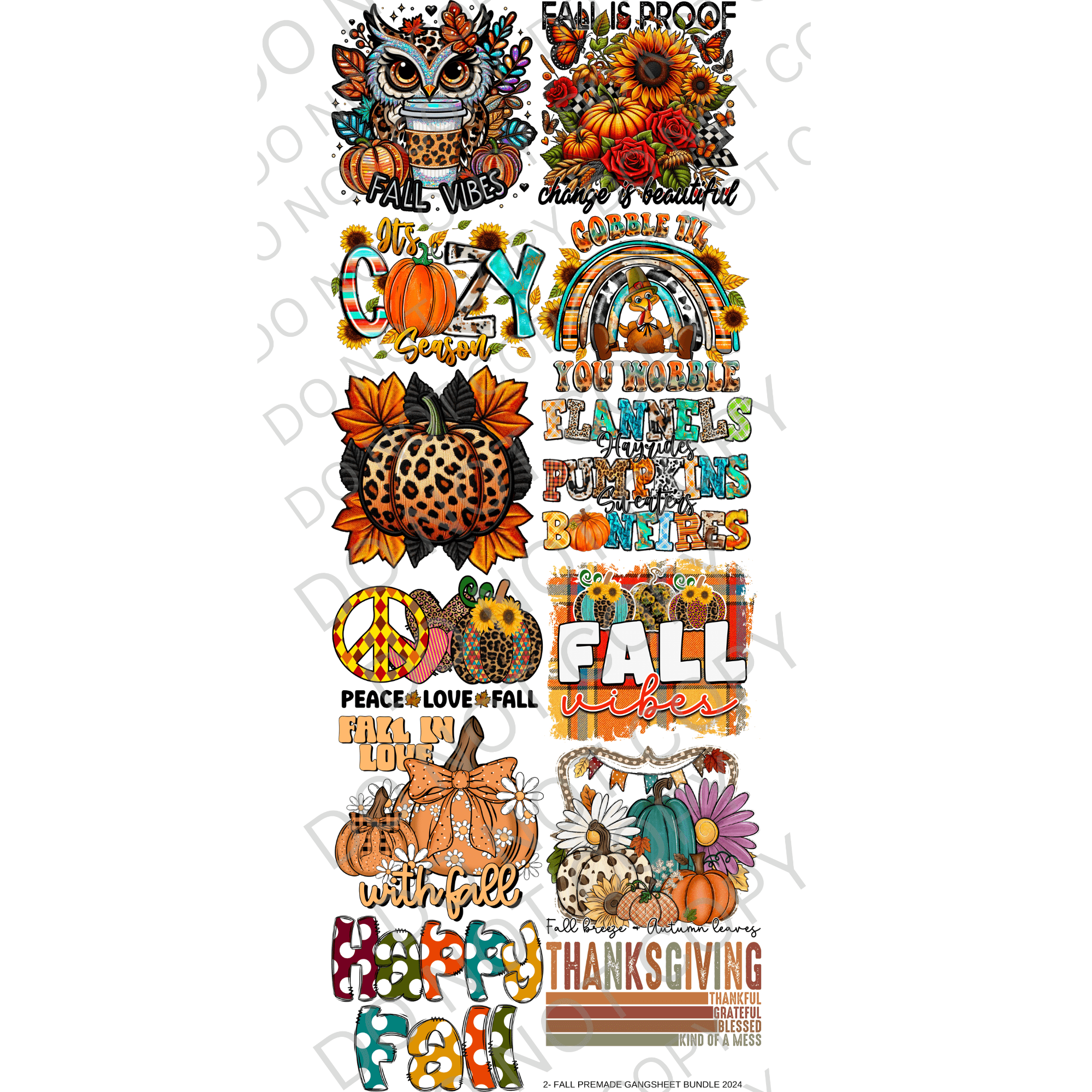 2 - Fall Premade Bundle 60