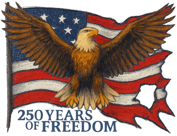 250 Years of Freedom Eagle DTF Transfer RTP DTF Transfers