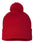 12" Pom-Pom Cuffed Beanie