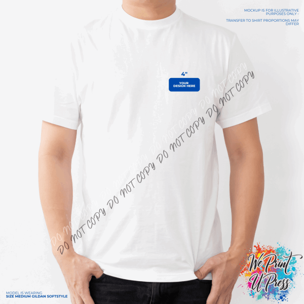 4" Custom DTF Heat Transfer - We Print U Press DTF Transfers