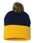 12" Pom-Pom Cuffed Beanie