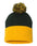 12" Pom-Pom Cuffed Beanie