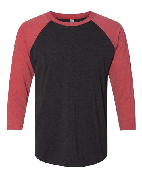 Unisex Triblend Three-Quarter Raglan T-Shirt - 6051