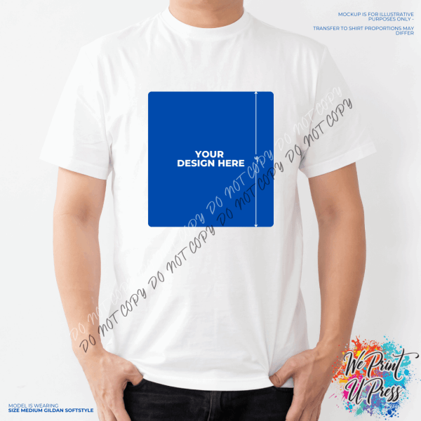 8" Custom Transfer - We Print U Press DTF Transfers