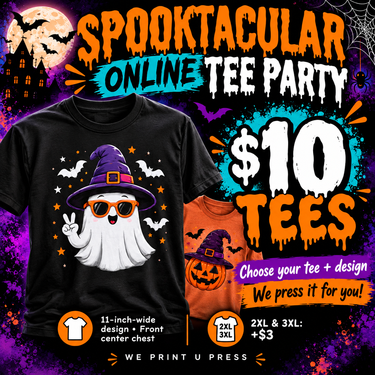 Spooktacular Online Tee Party