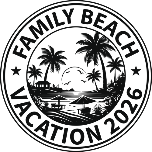 Family Beach Vacation 2026 DTF Transfer