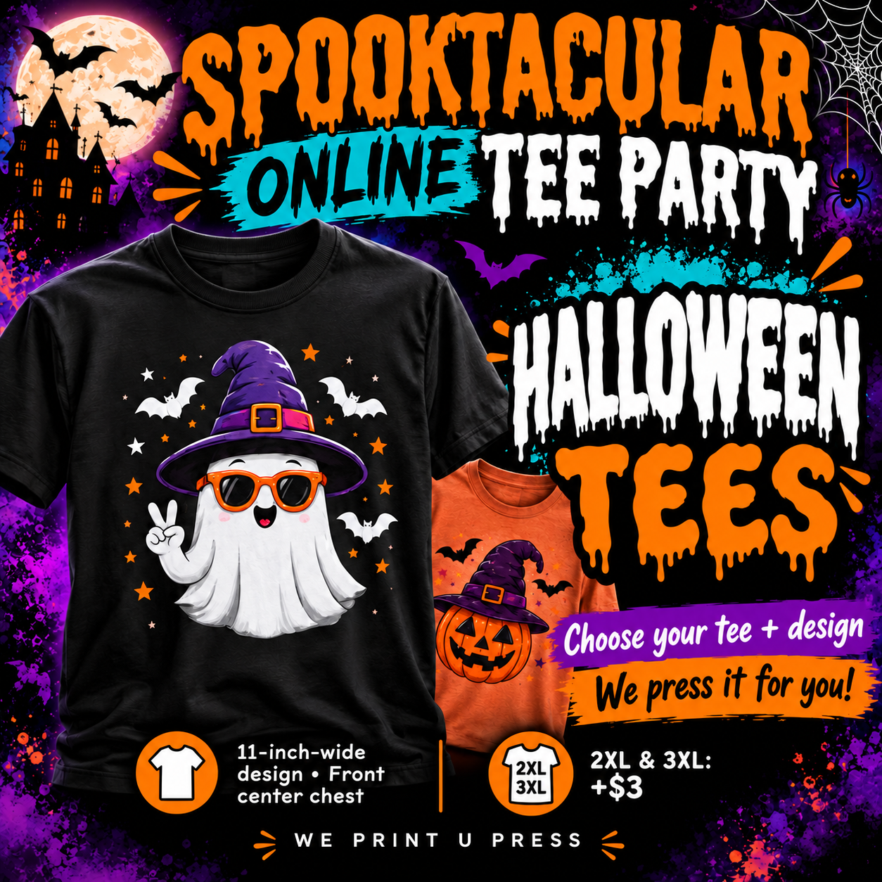 Spooktacular Online Tee Party