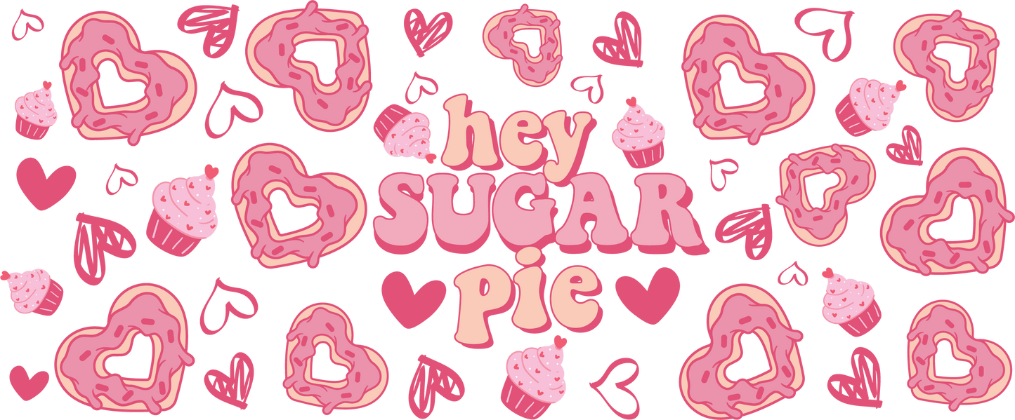 Hey Sugar Pie 16 oz Glass Can