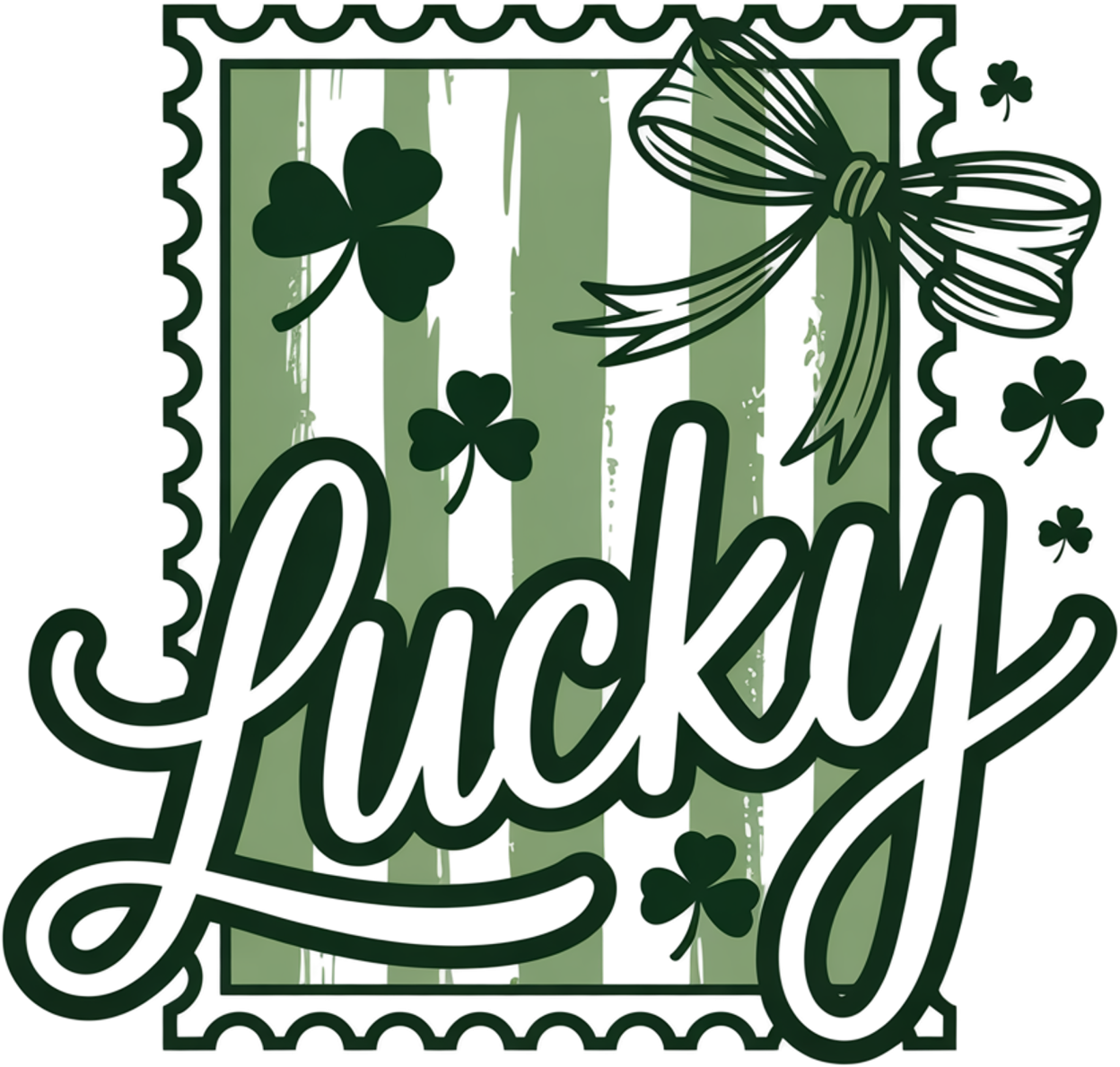 Lucky Vibes St. Patrick's Day DTF Transfer