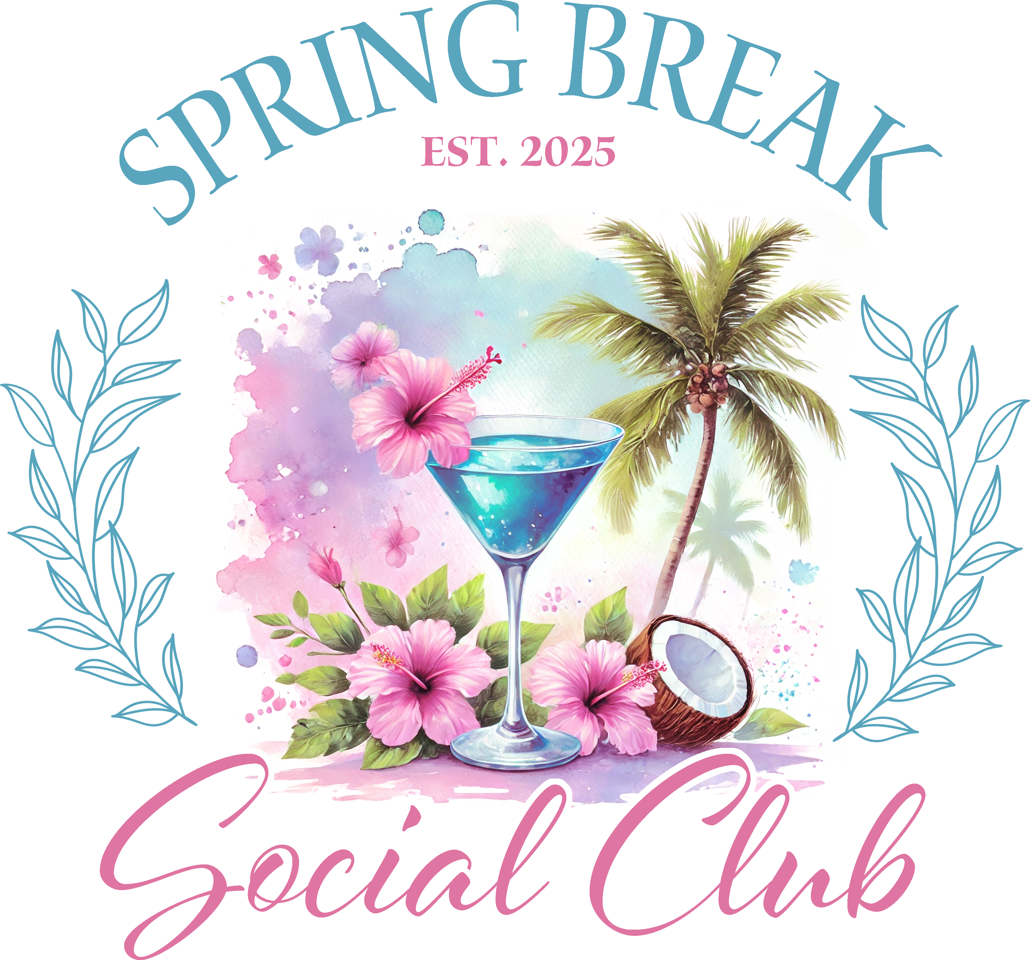 Spring Break Social Club DTF Transfer