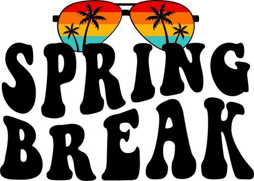 Spring Break Sunglasses DTF Transfer