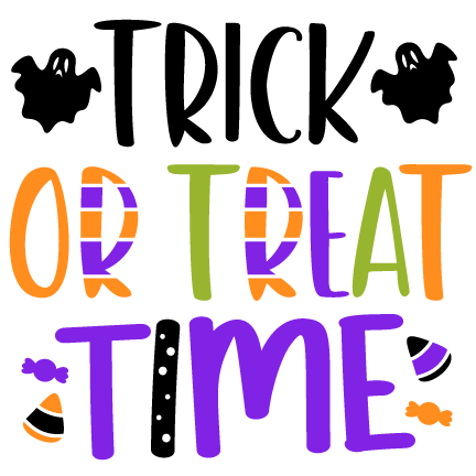 Trick or Treat Time Halloween DTF Transfer