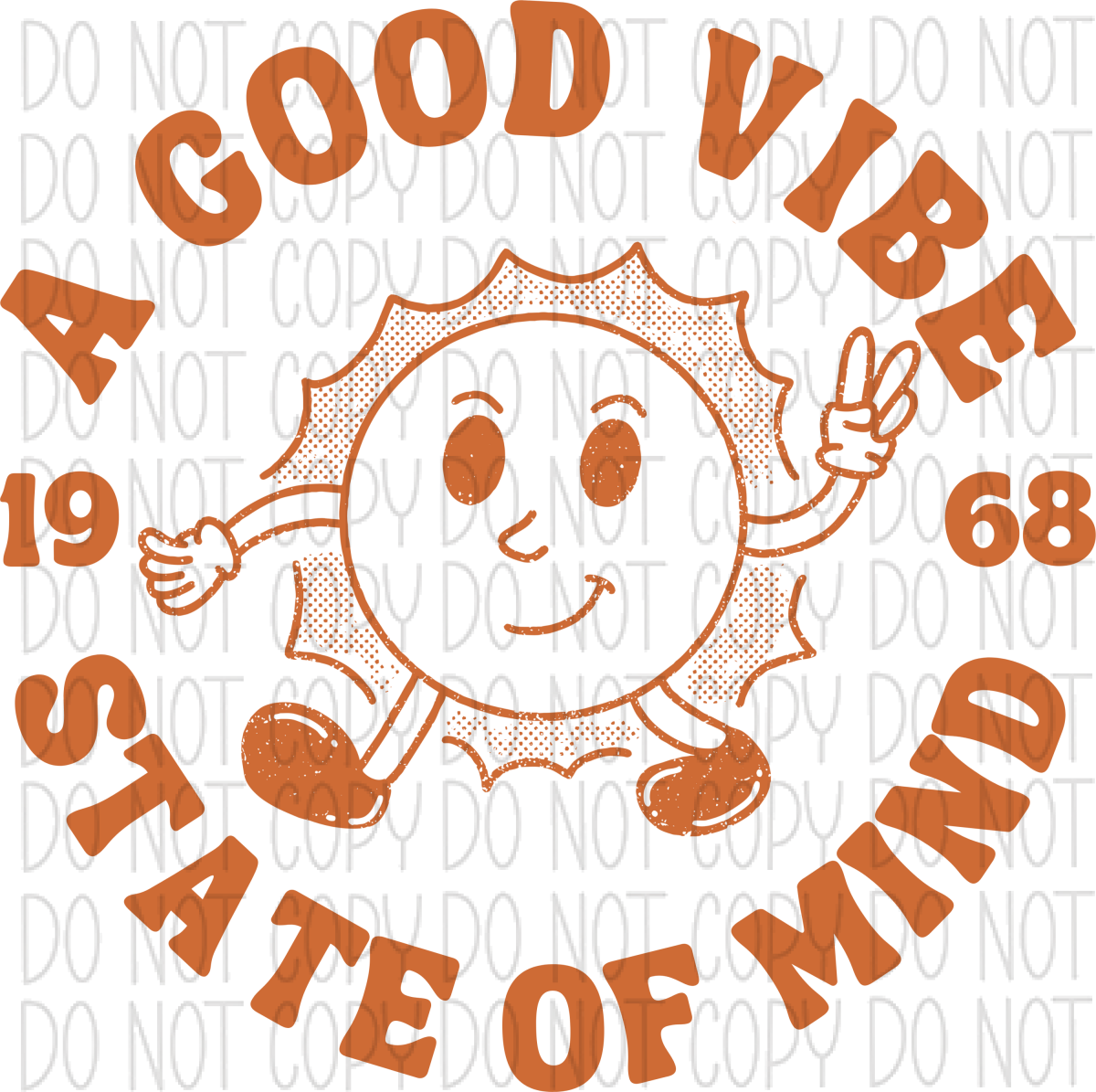 A Good Vibe State Of Mind Dtf Transfer